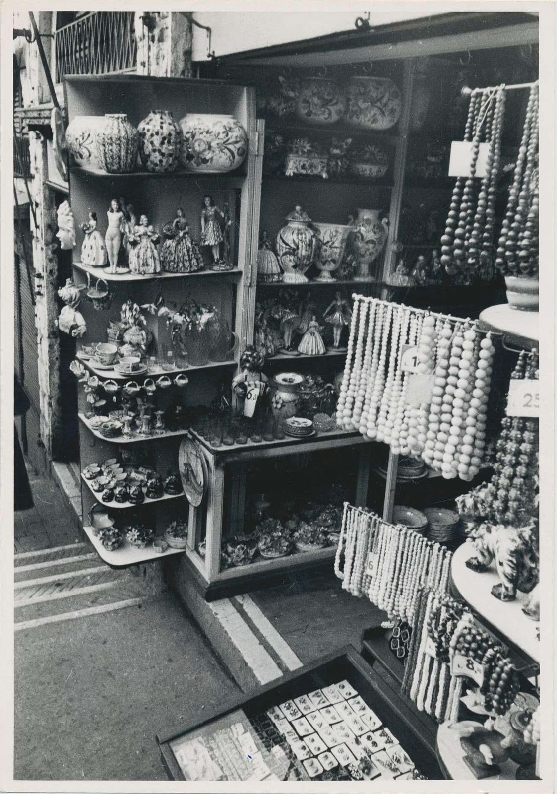 Erich Andres Venice, Shop, Street Photography, Silver Gelatine Print, Italy 1950s,