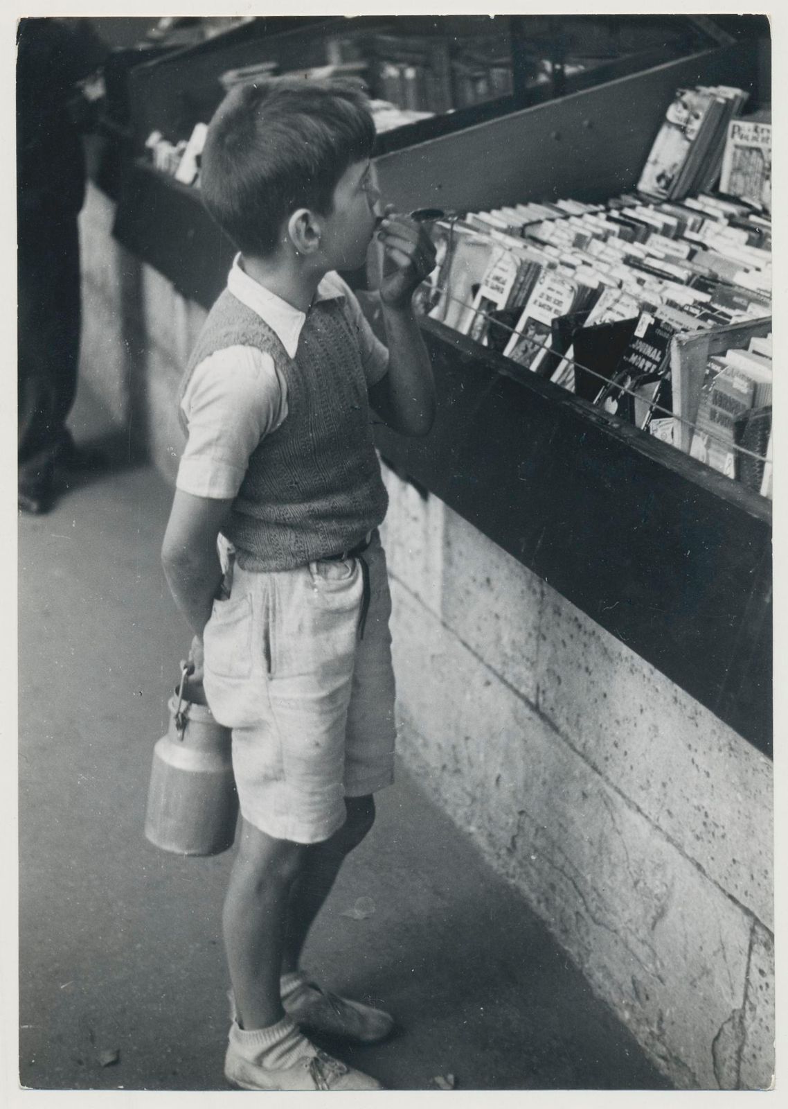 Little Boy; Street Photography; Paris, 1950s, 17,7 X 12,4 Cm 1955
