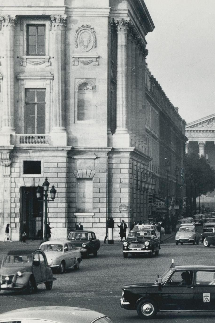 Cars, Road, Street Photography, Silver Gelatine Print, Paris, 1950s, 13 X 17,6 Cm 1955 photo Art
