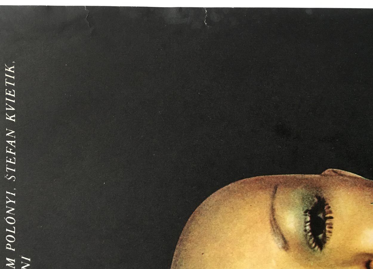 Original Film Poster, The Case Of The Dissolute Beauty, Unknown Artist, 1973, Genuine Czech Vintage Print photo vintage