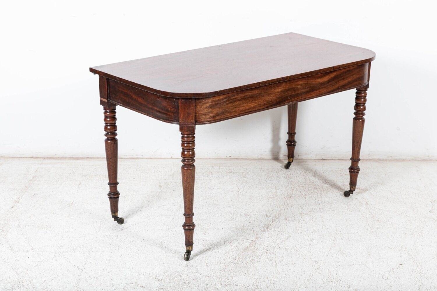 photo buy Pair Of Georgian Mahogany D End Tables