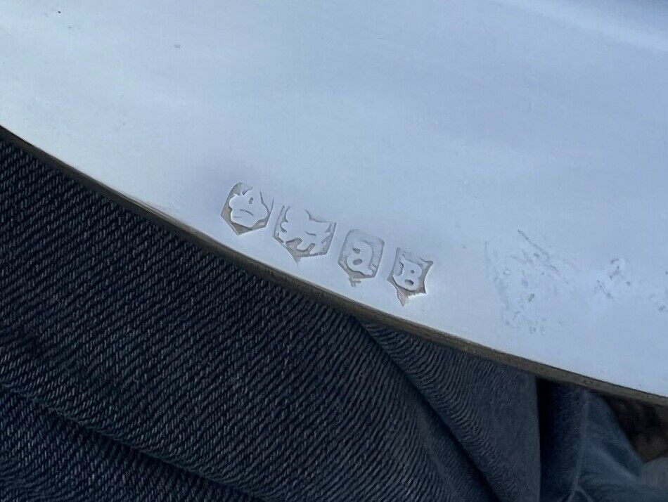 1 Of 29 Sterling Silver Plated 1918 Armorial Crest Coat Of Arms Serving Trays photo furniture