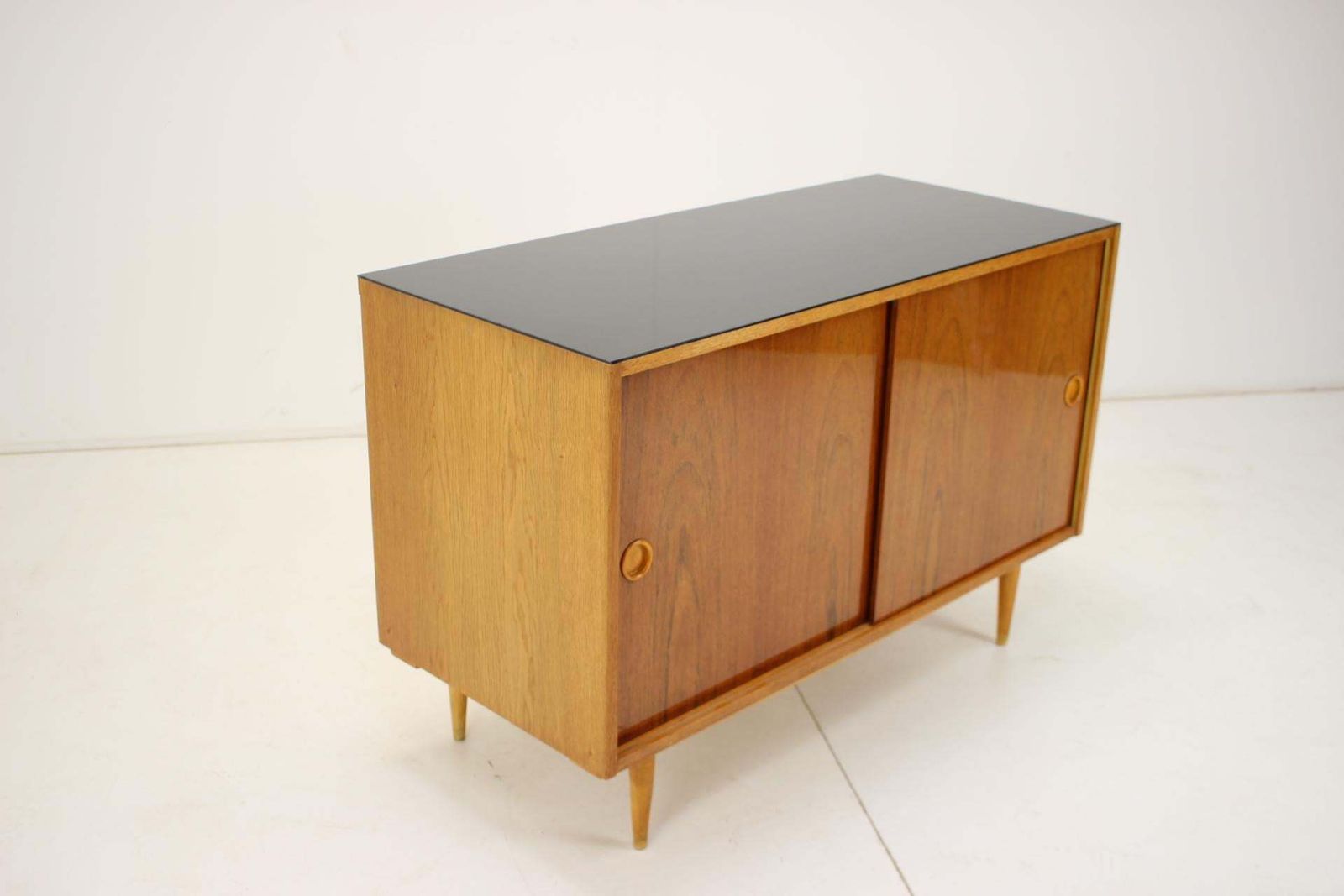 Furniture Mid Century Upcycled Cabinet On High Gloss, 1960's photo