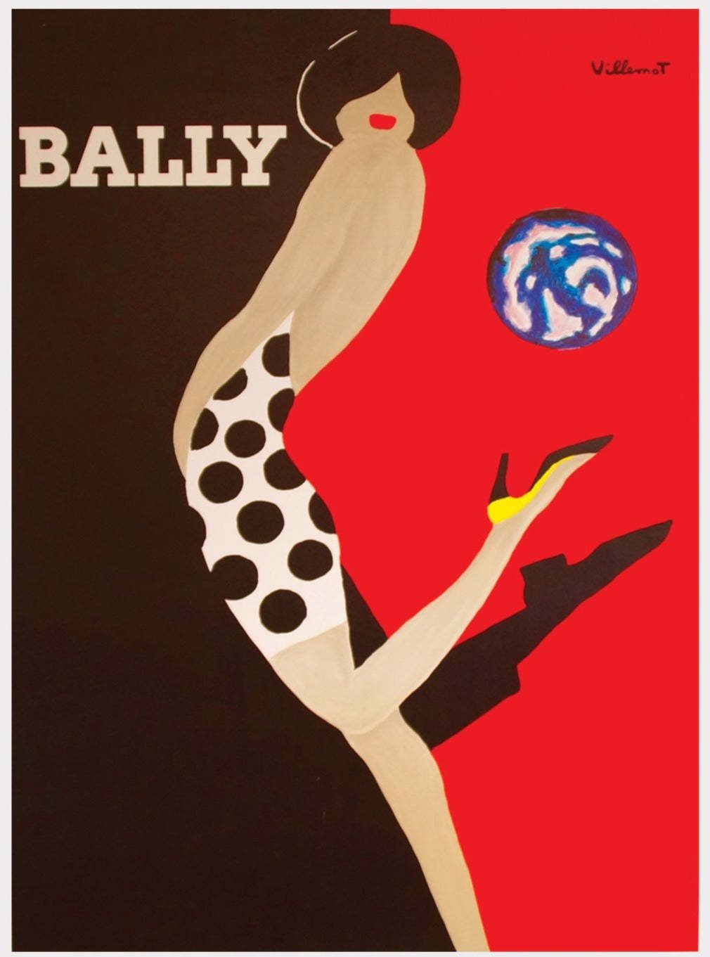 Bally   Kick Original Vintage Poster
