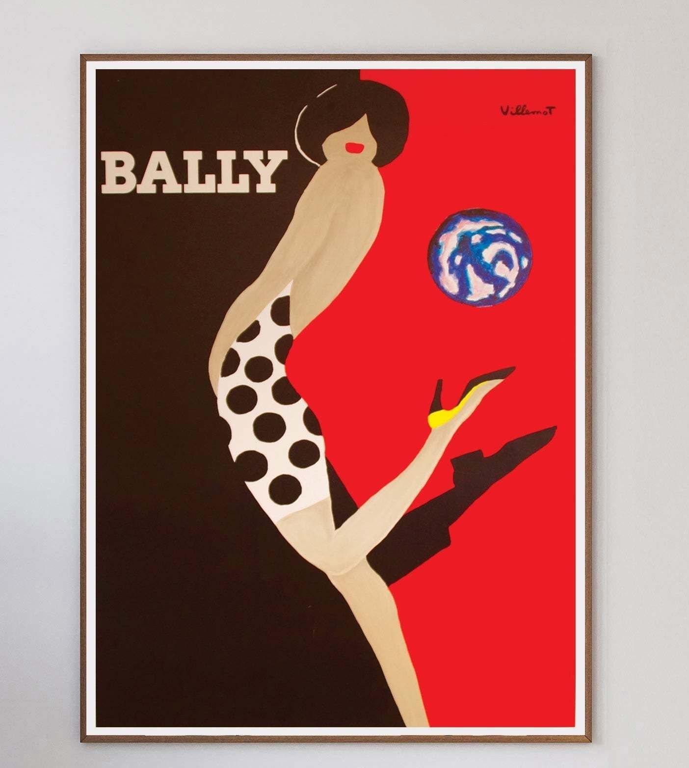 Bally   Kick Original Vintage Poster photo 453.0