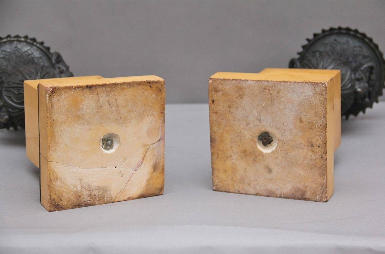 Pair Of Early 19th Century Bronze Urns photo buy