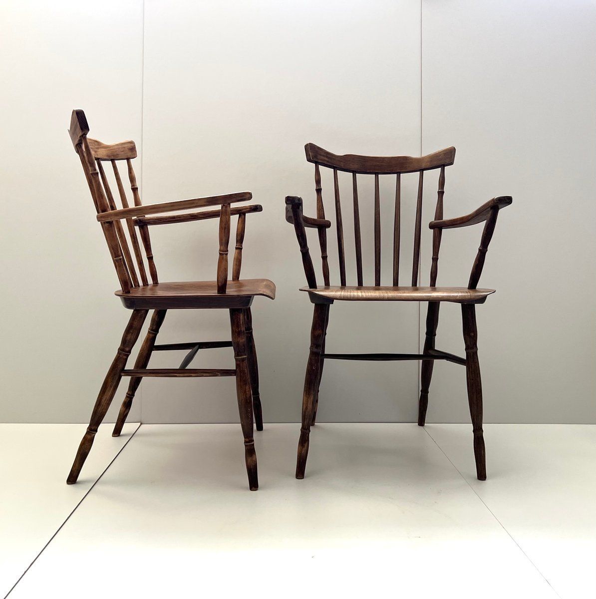 photo vinterior Vintage Eetkamerstoelen Van Ton, Ca. Jaren 1960, Set Van 4