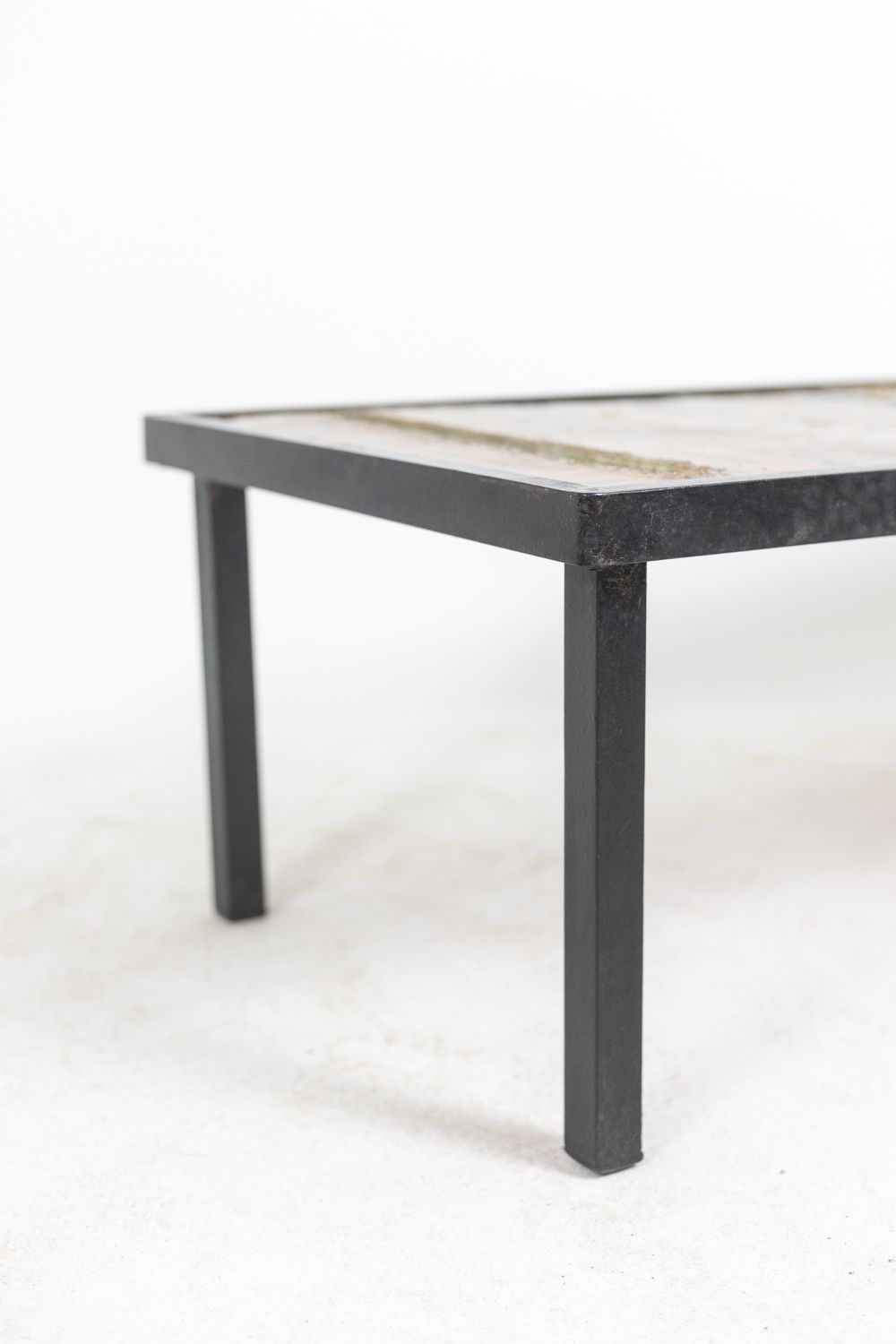 Robert And Jean Cloutier, Coffee Table In Ceramic And Metal, 1950s photo 3300.0