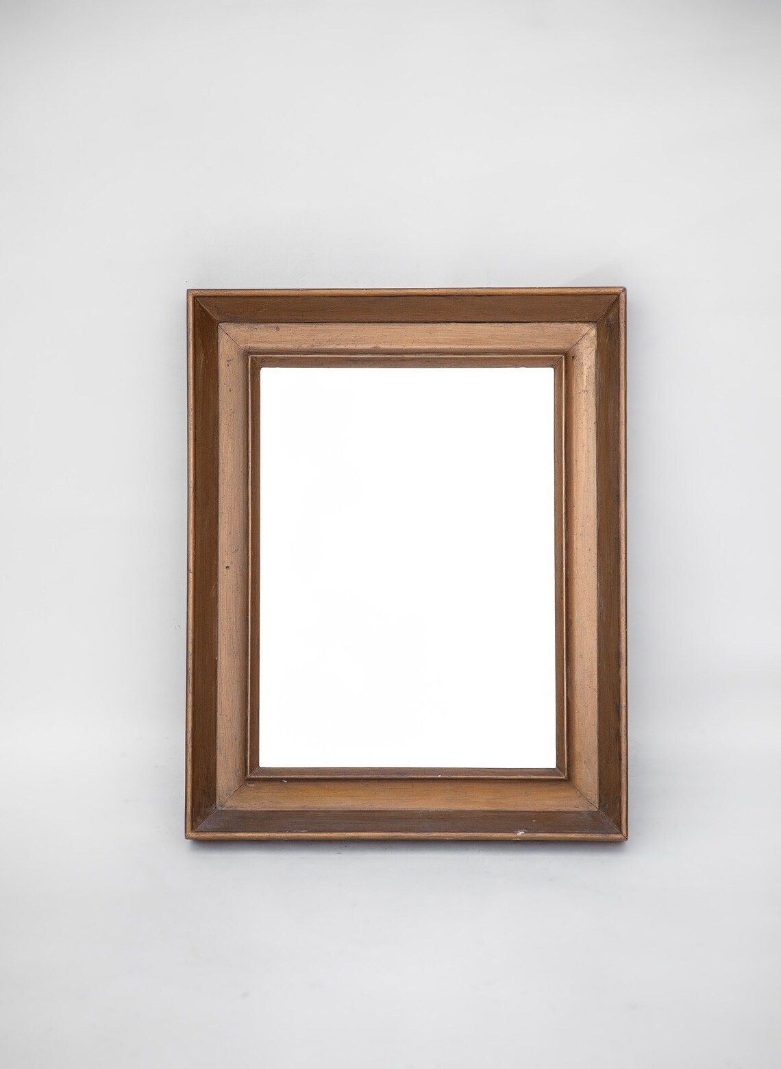 Vintage Mirror, Beveled Mirror, Old Mirror, Wooden Frame, Wall Decoration, Home Decor, Mirror photo for sale