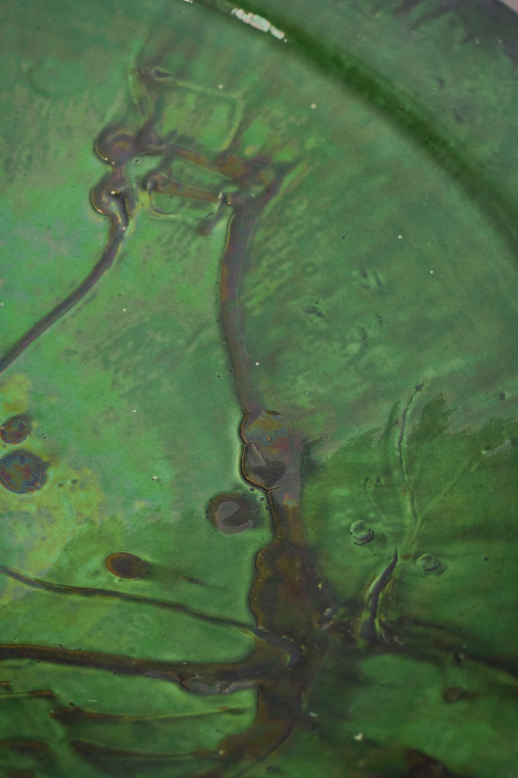 Interessant Vroeg Groen Volkskunstbord photo Woonaccessoires