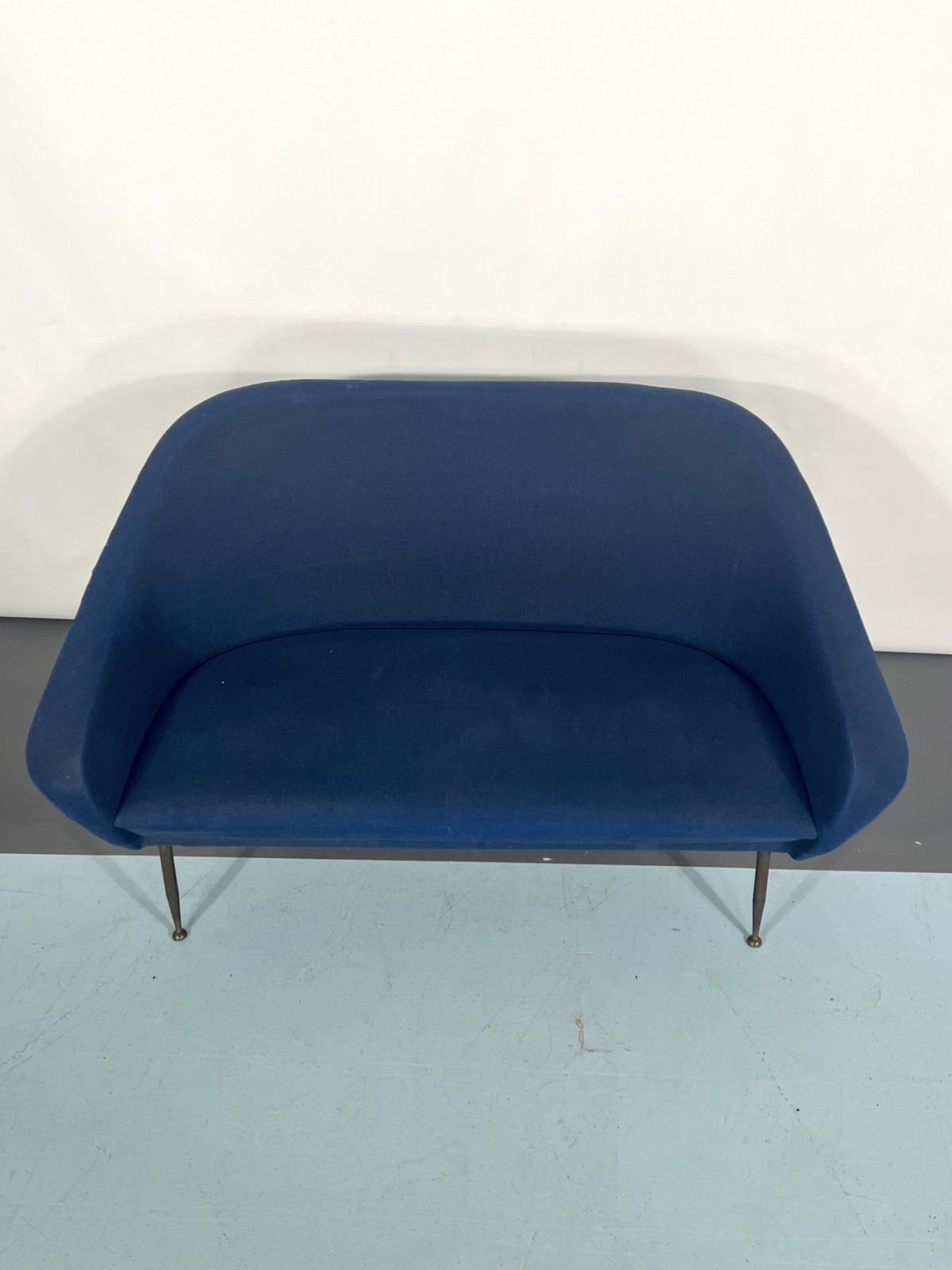 Mid Century Modern Loveseat And Armchairs By Gastone Rinaldi From 50s photo buy