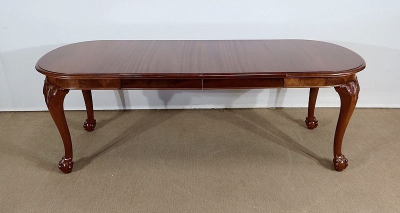 Rectangular Mahogany Table, Chippendale Style, Early 20th Century