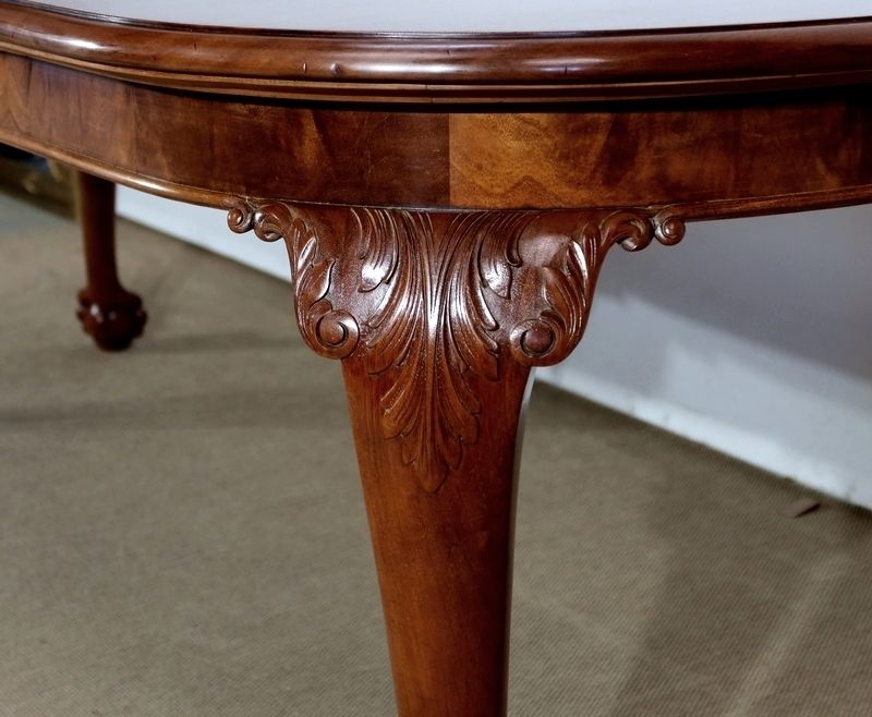 photo vinterior Rectangular Mahogany Table, Chippendale Style, Early 20th Century