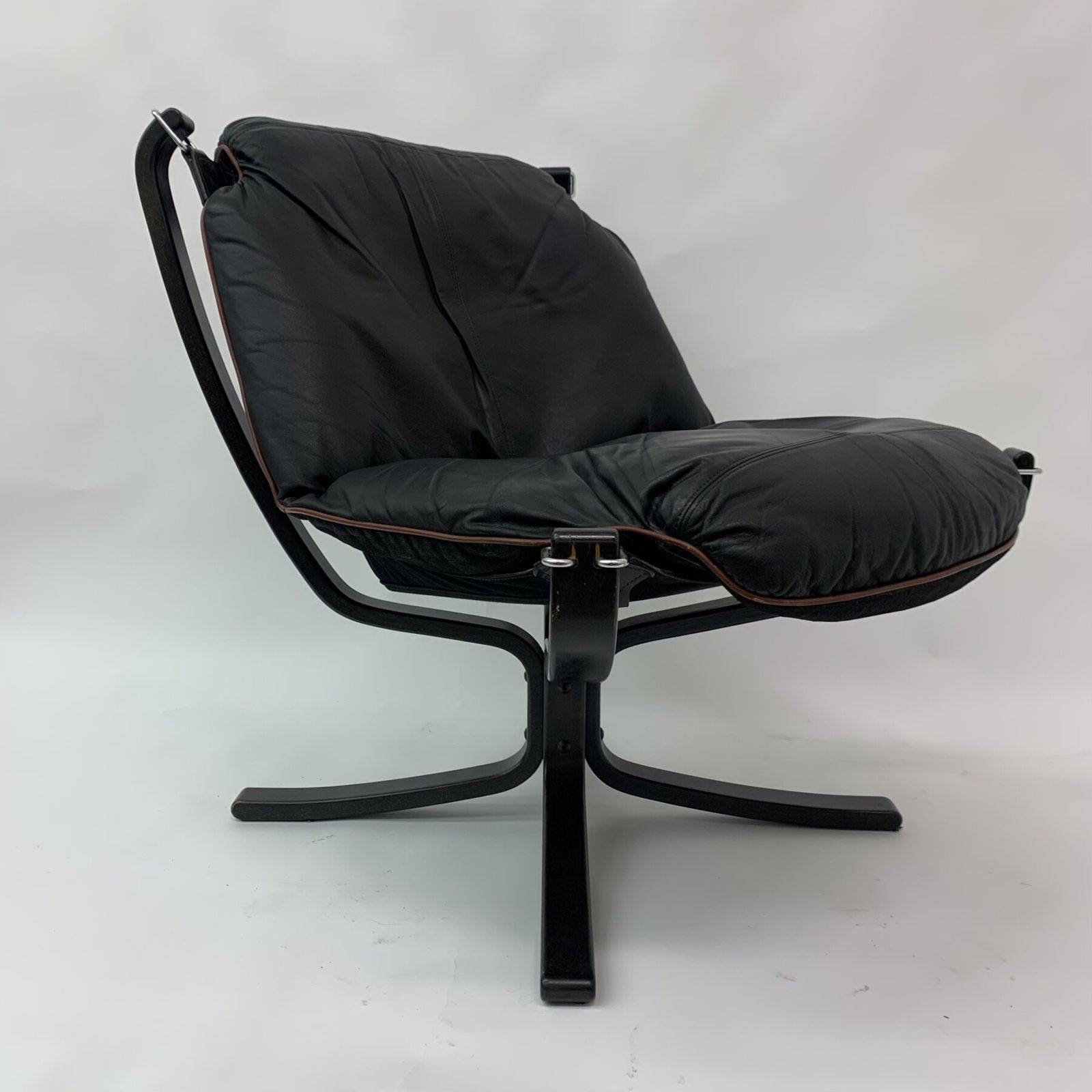 Falcon Leather Lounge Chair Van Sigurd Ressel Voor Vatne Møbler, Jaren 1970 photo vinterior