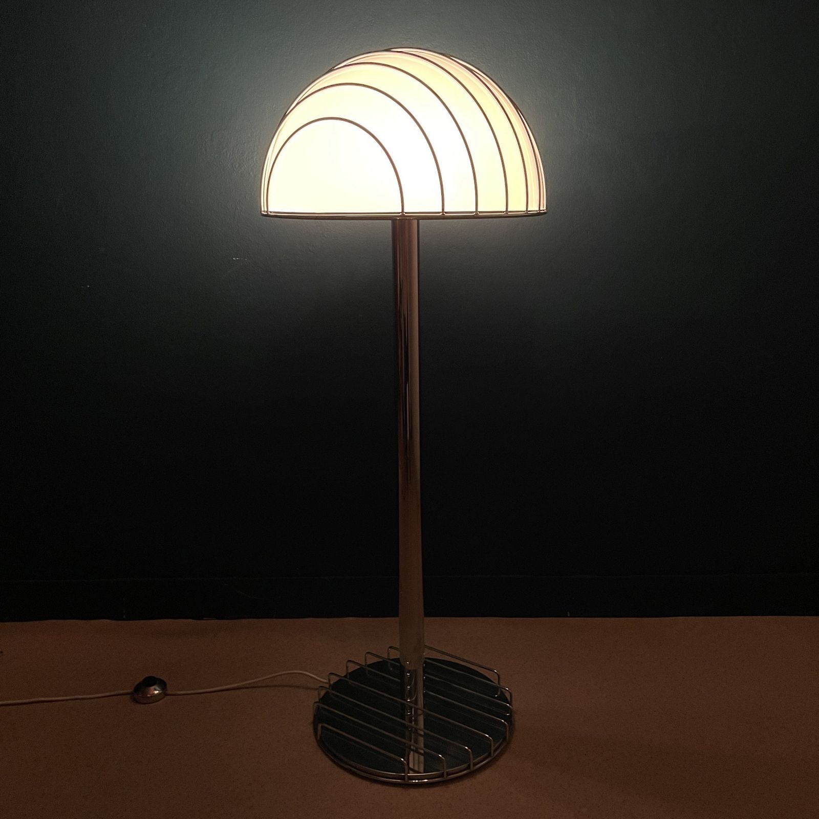 Mid Century Modern Floor Lamp By Adalberto Dal Lago For Esperia Italy 1960s photo buy