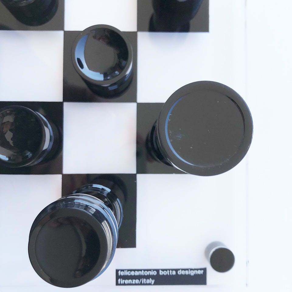Felice Antonio Botta Original Lucite Chessboard From 1970  Design photo for sale