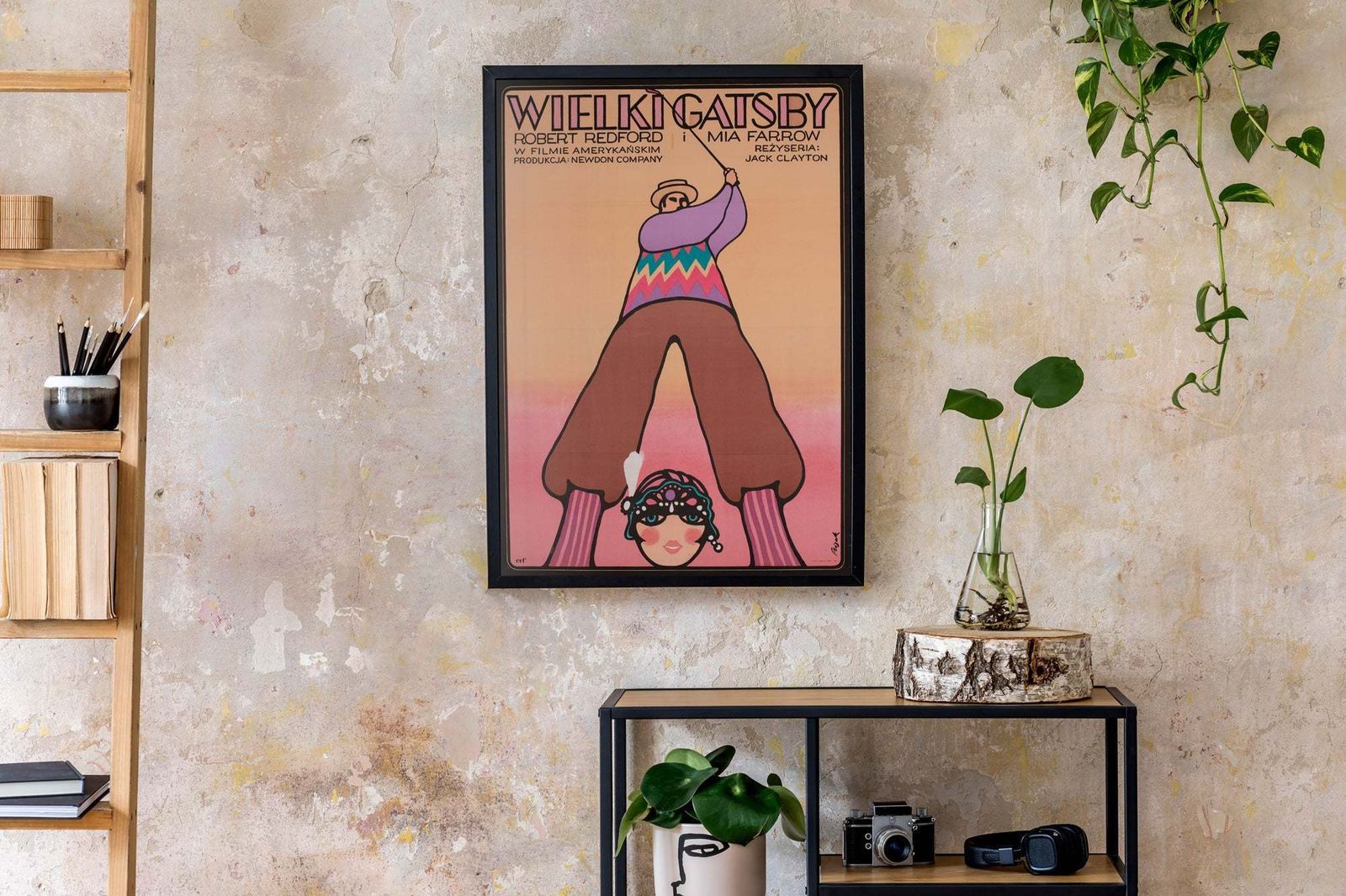The Great Gatsby 1975 Polish A1 Film Poster, Flisak photo furniture