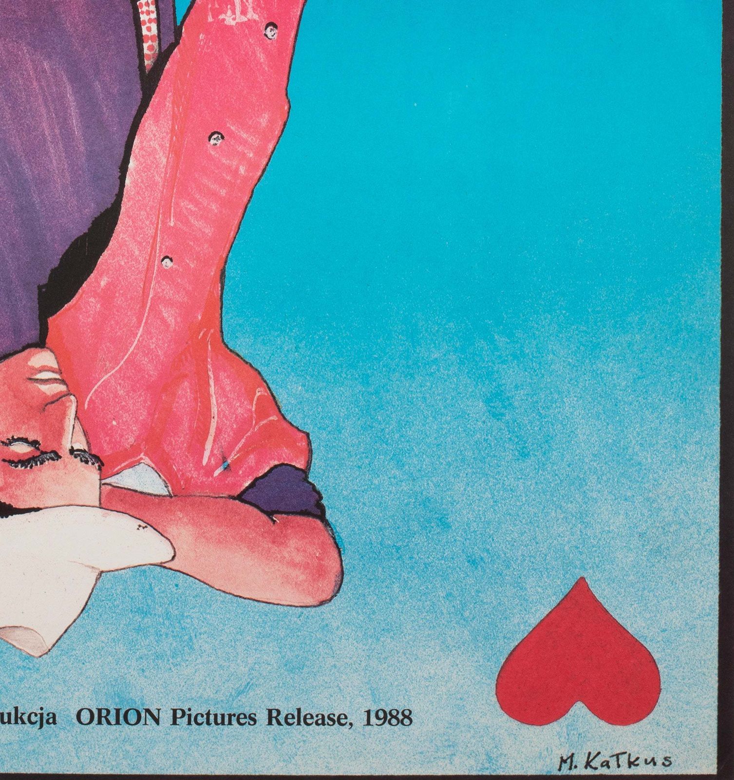 Dirty Rotten Scoundrels 1990 Polish B1 Film Poster, Kalkus photo buy