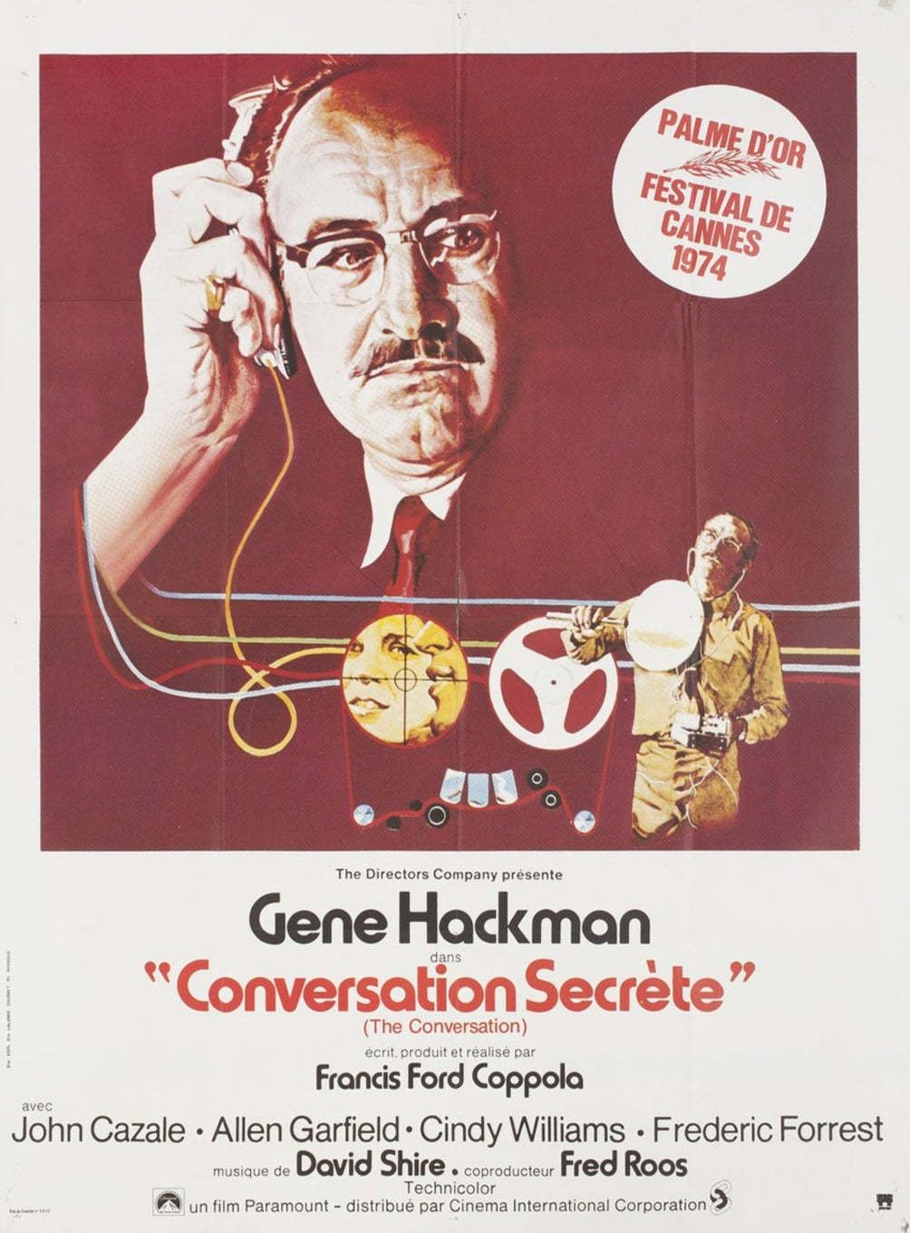 The Conversation (French) Original Vintage Poster photo 336.0