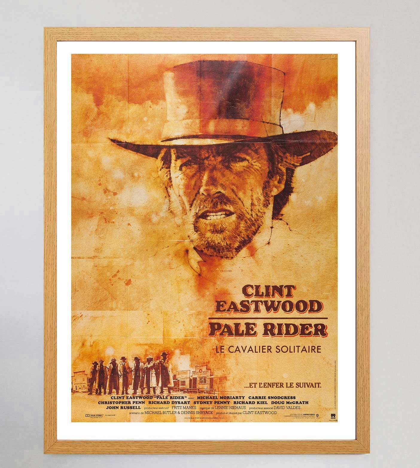 Pale Rider (French) Original Vintage Poster photo furniture