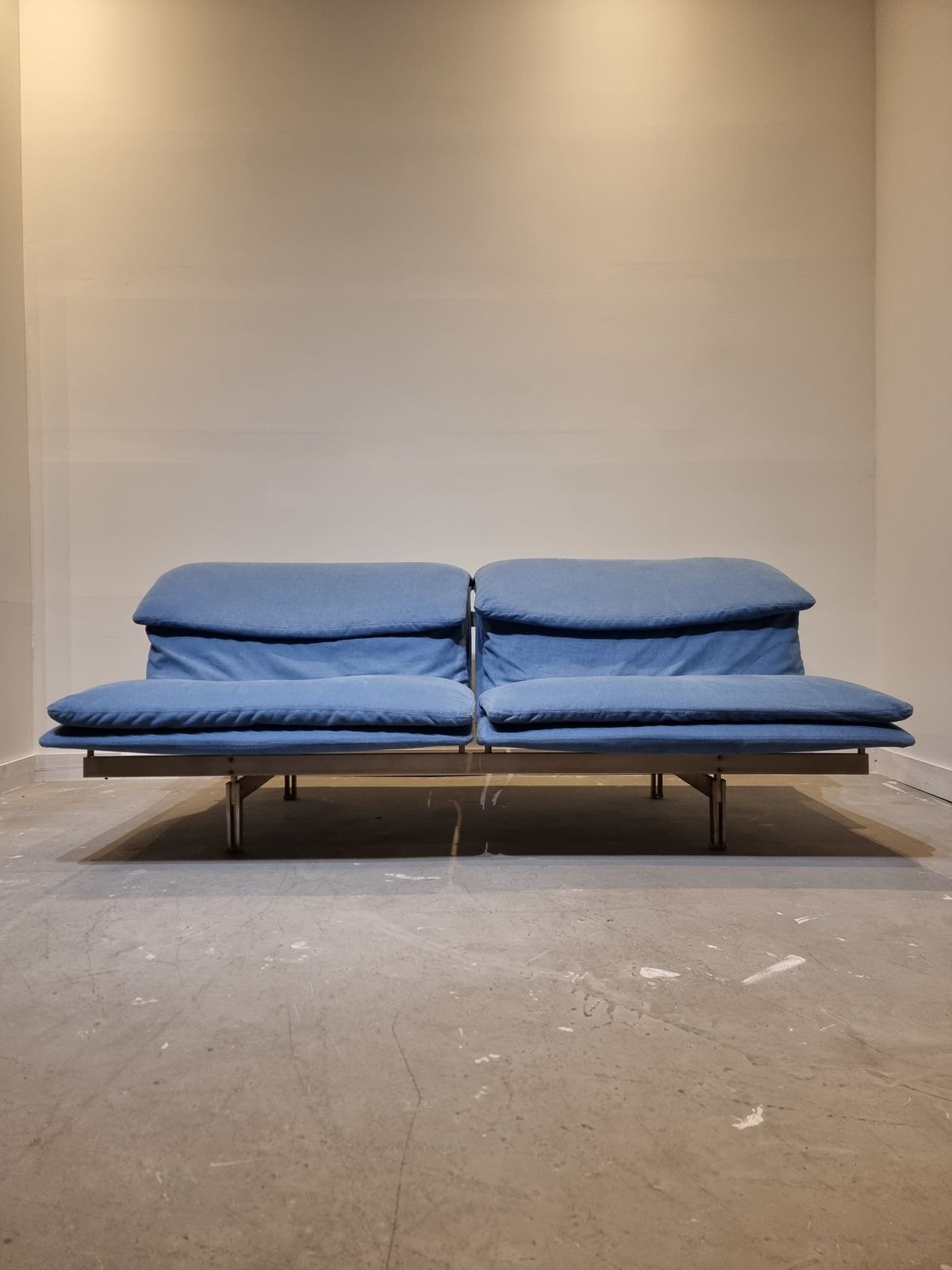 Blue Wave Sofa Byoffedi For Saporiti Italia photo vintage
