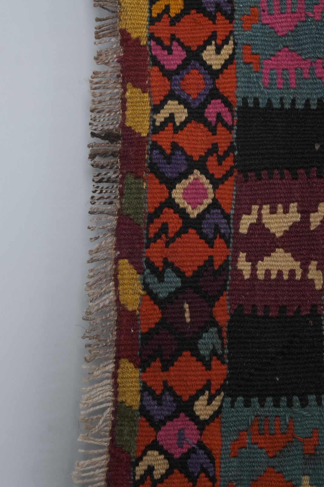 photo for sale Grand tapis Kilim turc Kars tissé à la main, 6'3" x 16'5"