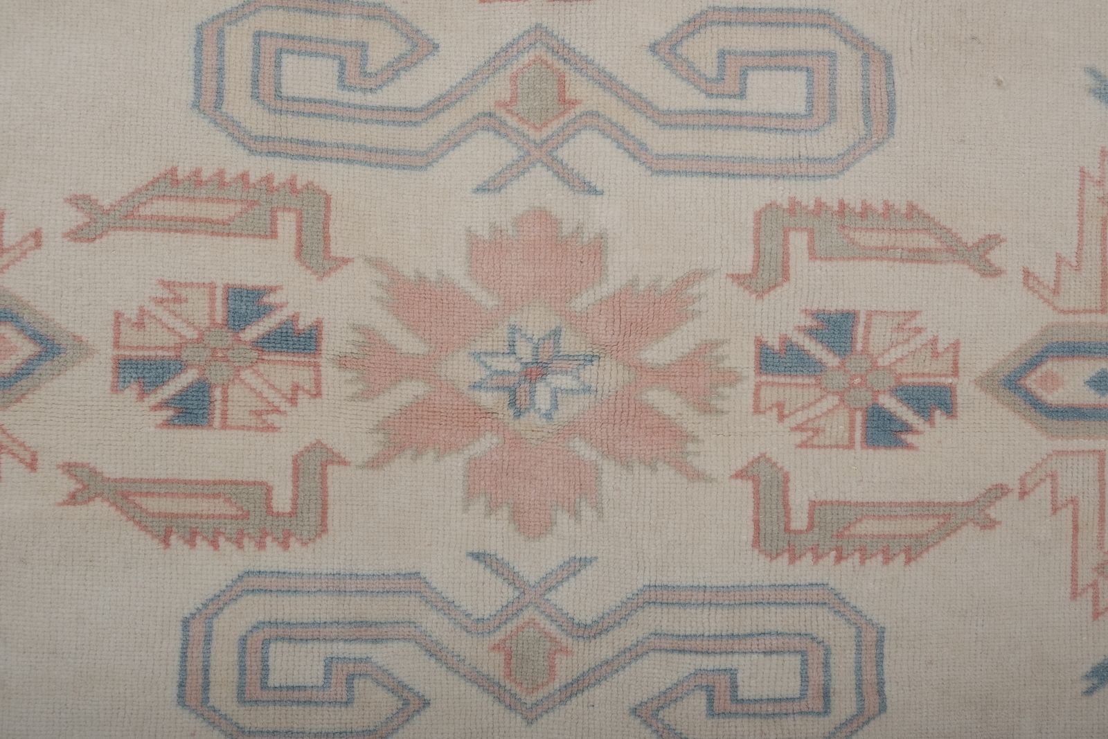 Tan Turkish Kars Rug With Mid Century Modern Style 5'8'' X 8'6'' photo buy