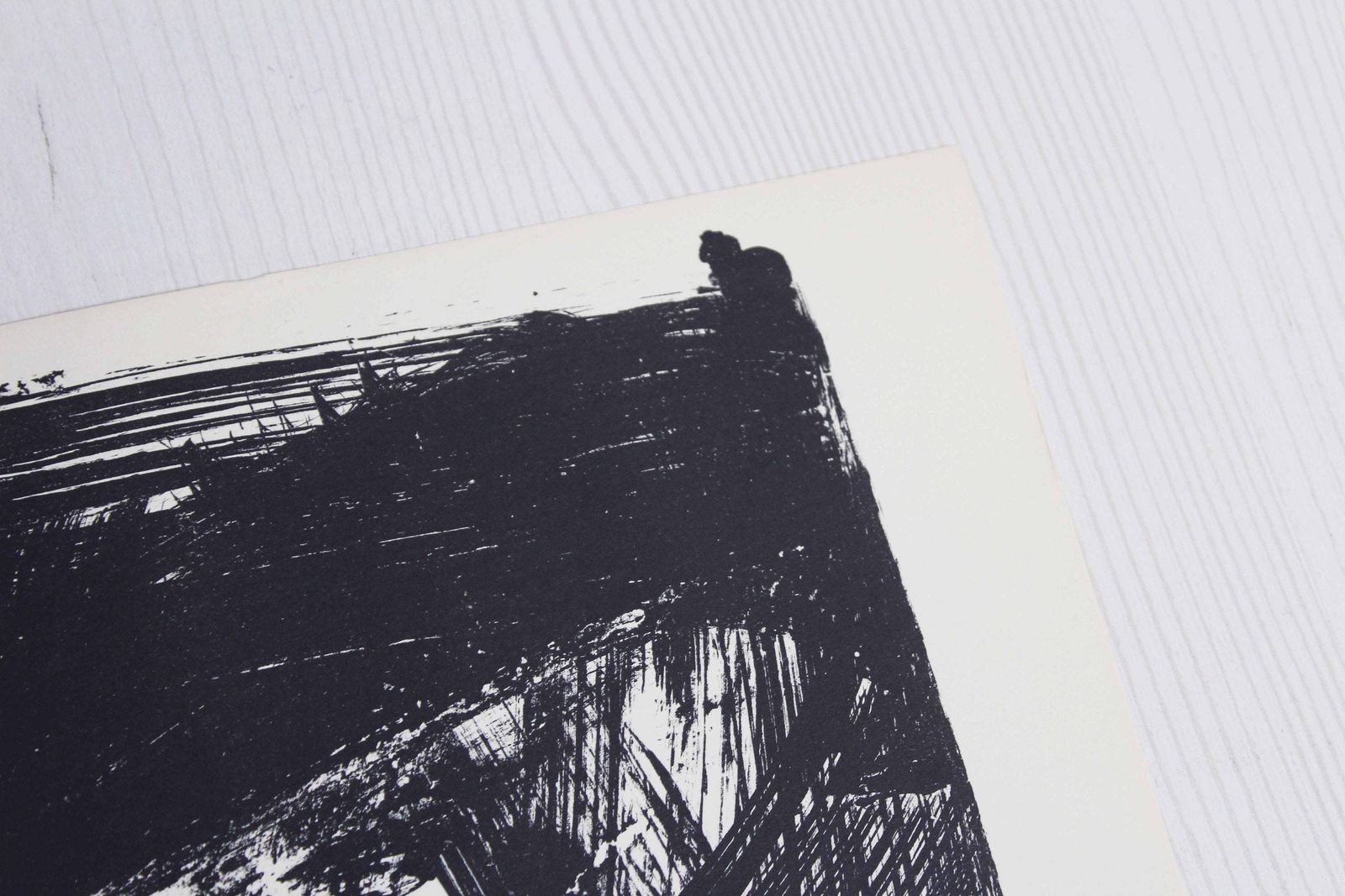 Lithograph By Swiss Artist Bernd Völkle 1963 photo buy