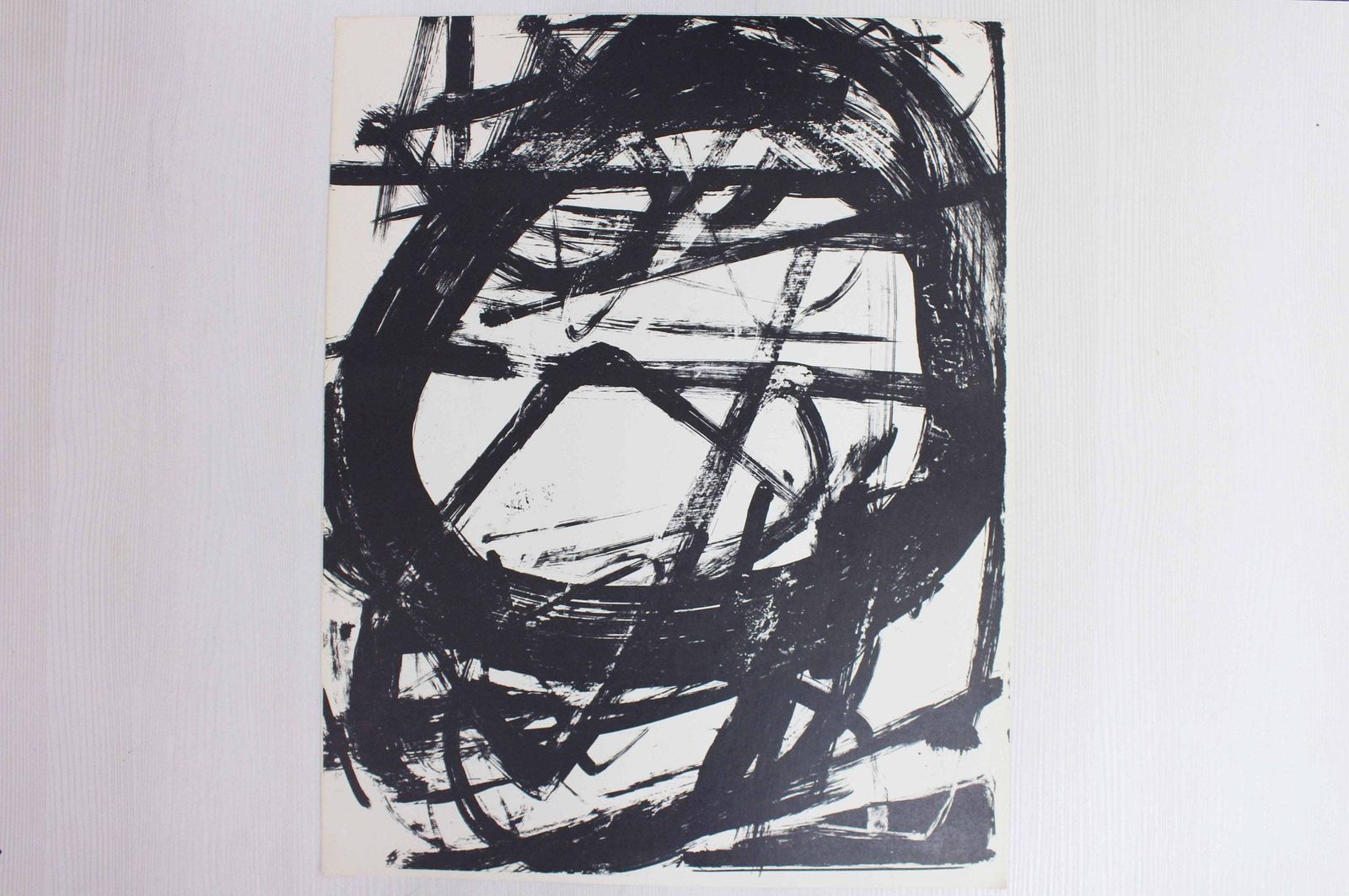 Lithograph By Swiss Artist Bernd Völkle 1963