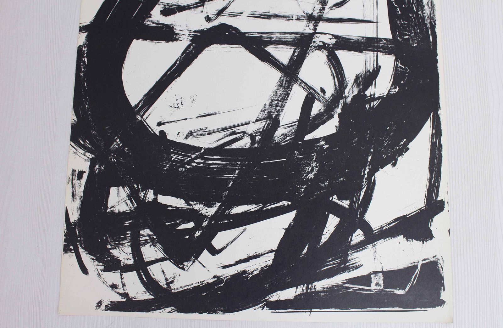 Lithograph By Swiss Artist Bernd Völkle 1963 photo 91.0