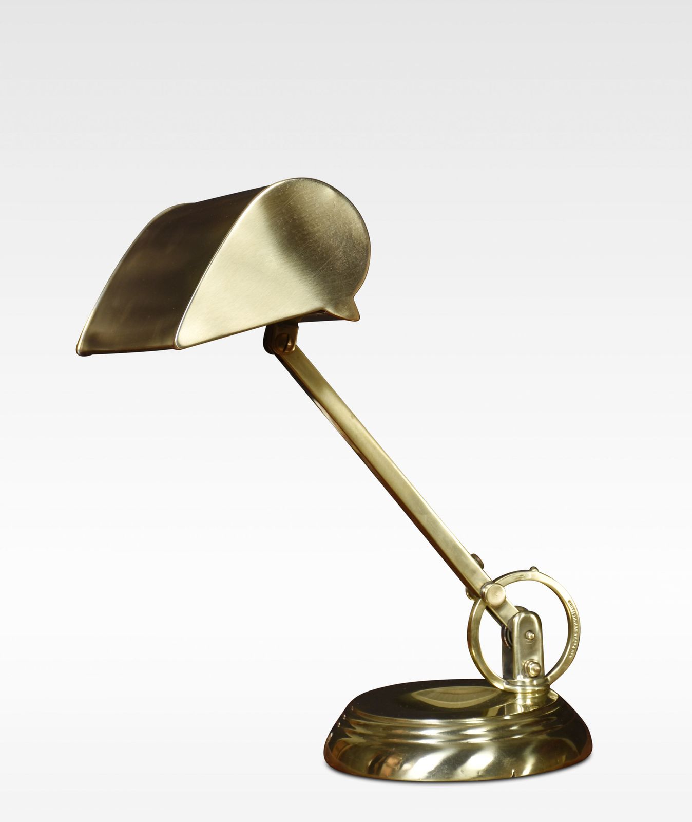 Bankers Brass Desk Lamp