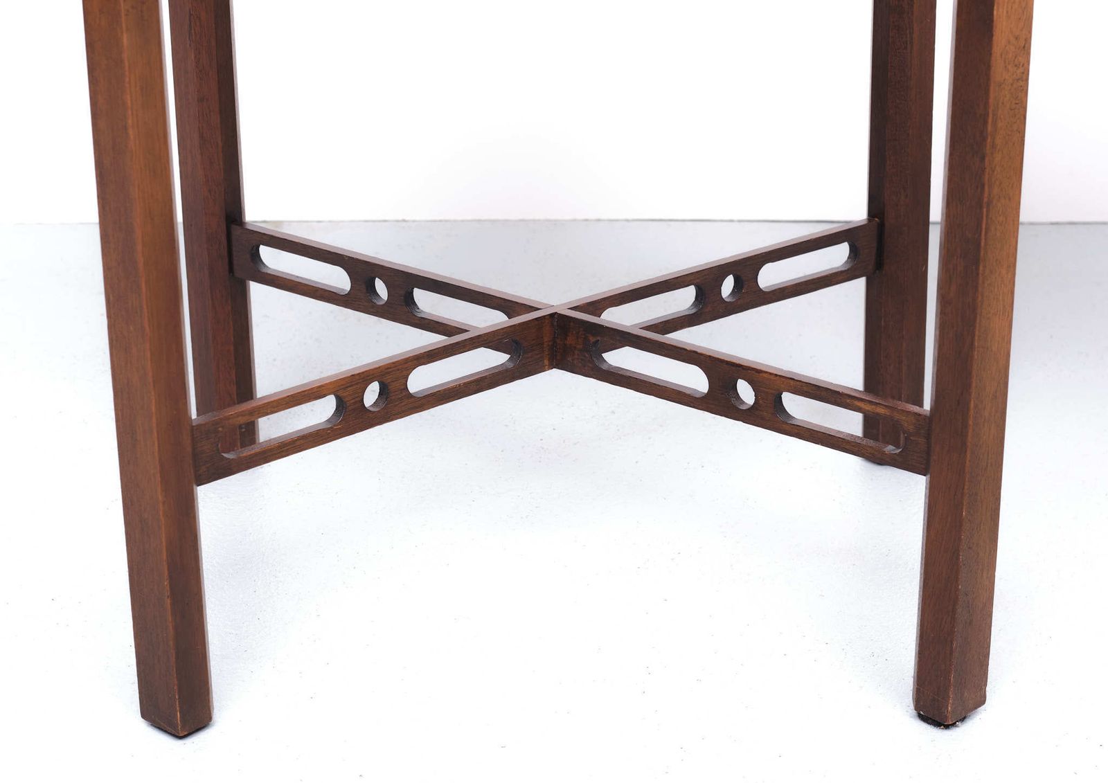 Bevan Funnell Mahogany Side Tables For Reprodux England, 1960s photo furniture
