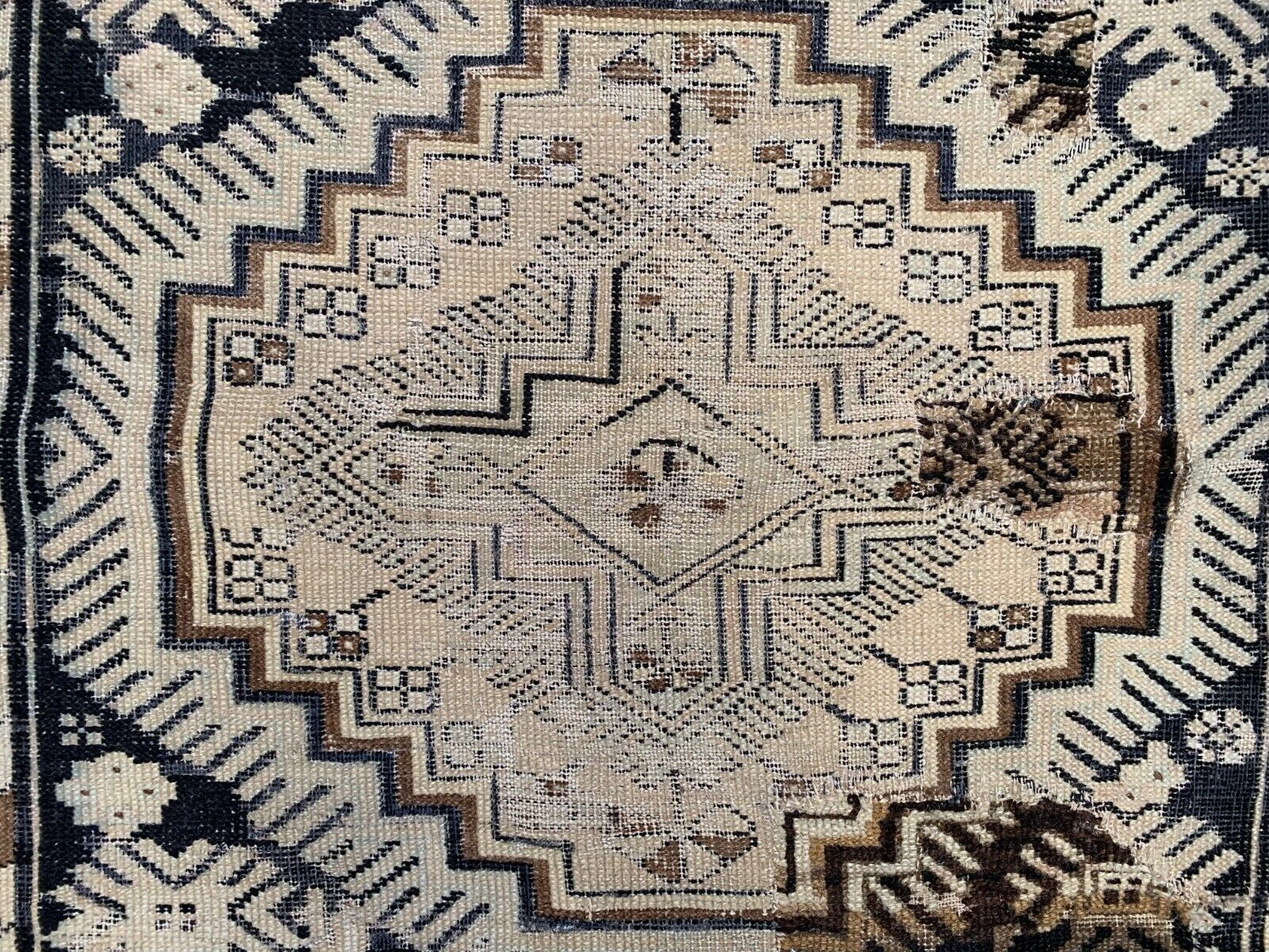 Vintage Shirvan Rug 175x97 Cm, Medium, Tribal Oriental Carpet Truly Shabby Chic photo buy