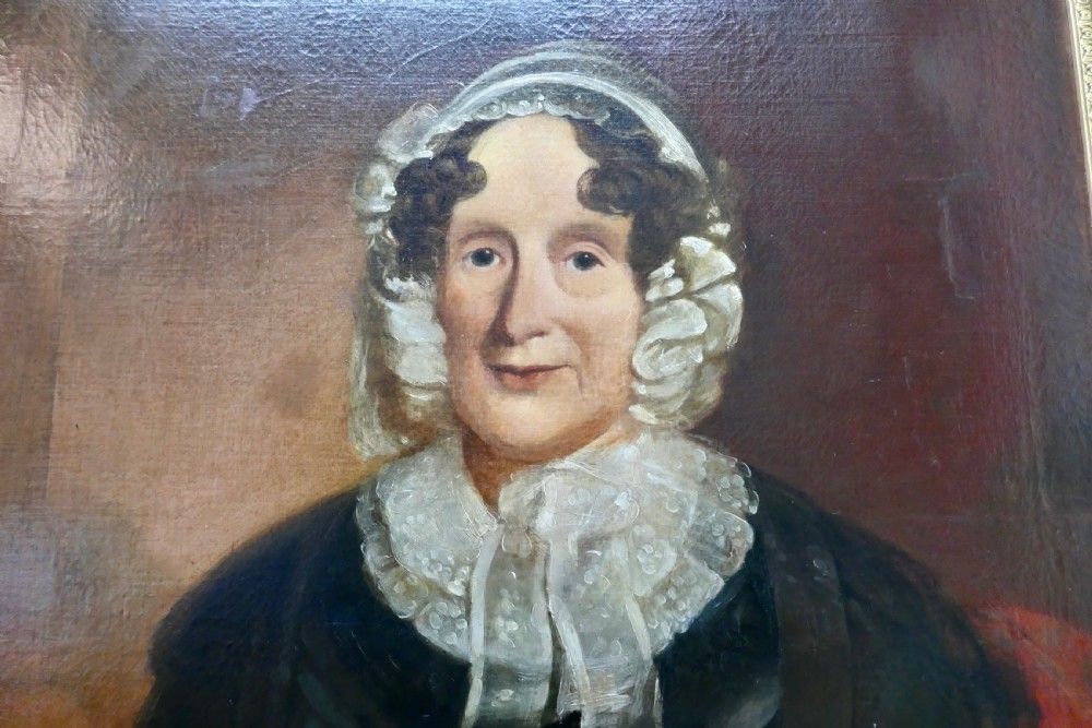 19th Century Oil On Canvas Portrait Of A Gentlewoman photo 1440.0