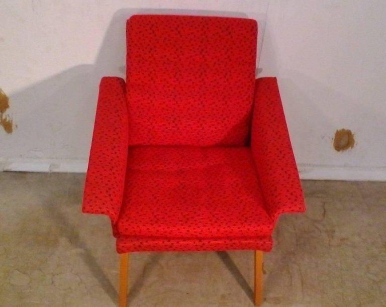 Miroslav Navratil Upholstery Armchair Czech Republic, 1958 photo Furniture