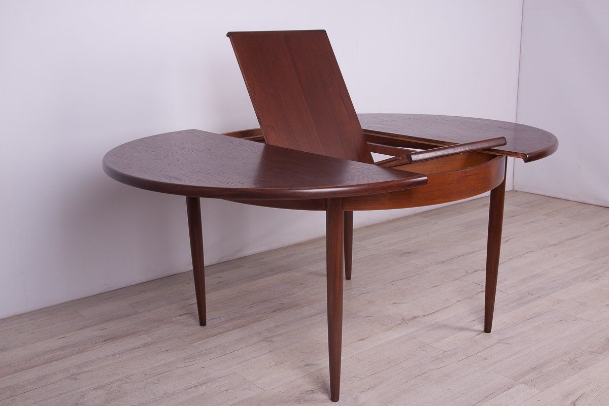 Mid Century Teak Round Fresco Dining Table From G Plan, 1960s photo Furniture