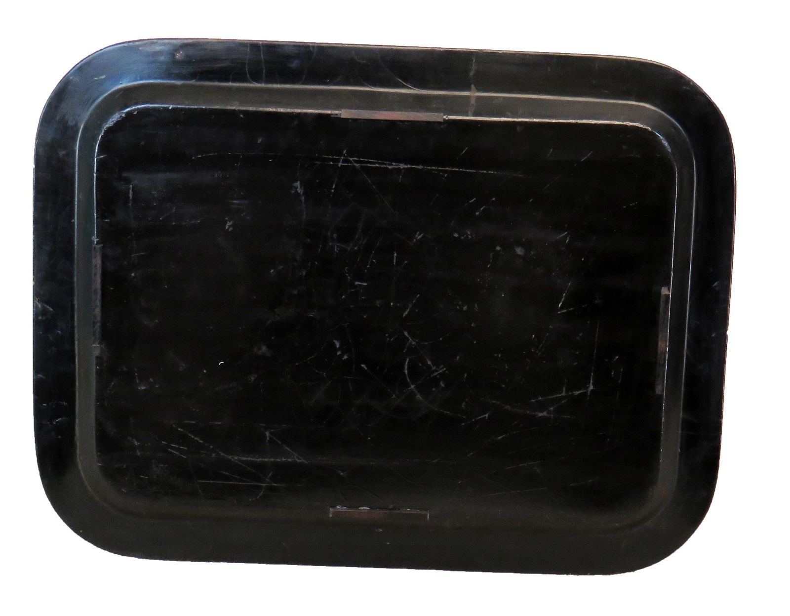 Antique Regency Oblong Papier Mache Tray On Stand (England, Circa 1830) photo Furniture