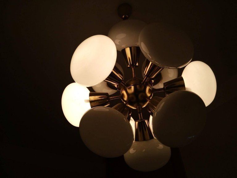 Sputnik Chandelier Kamenický šenov photo Lighting