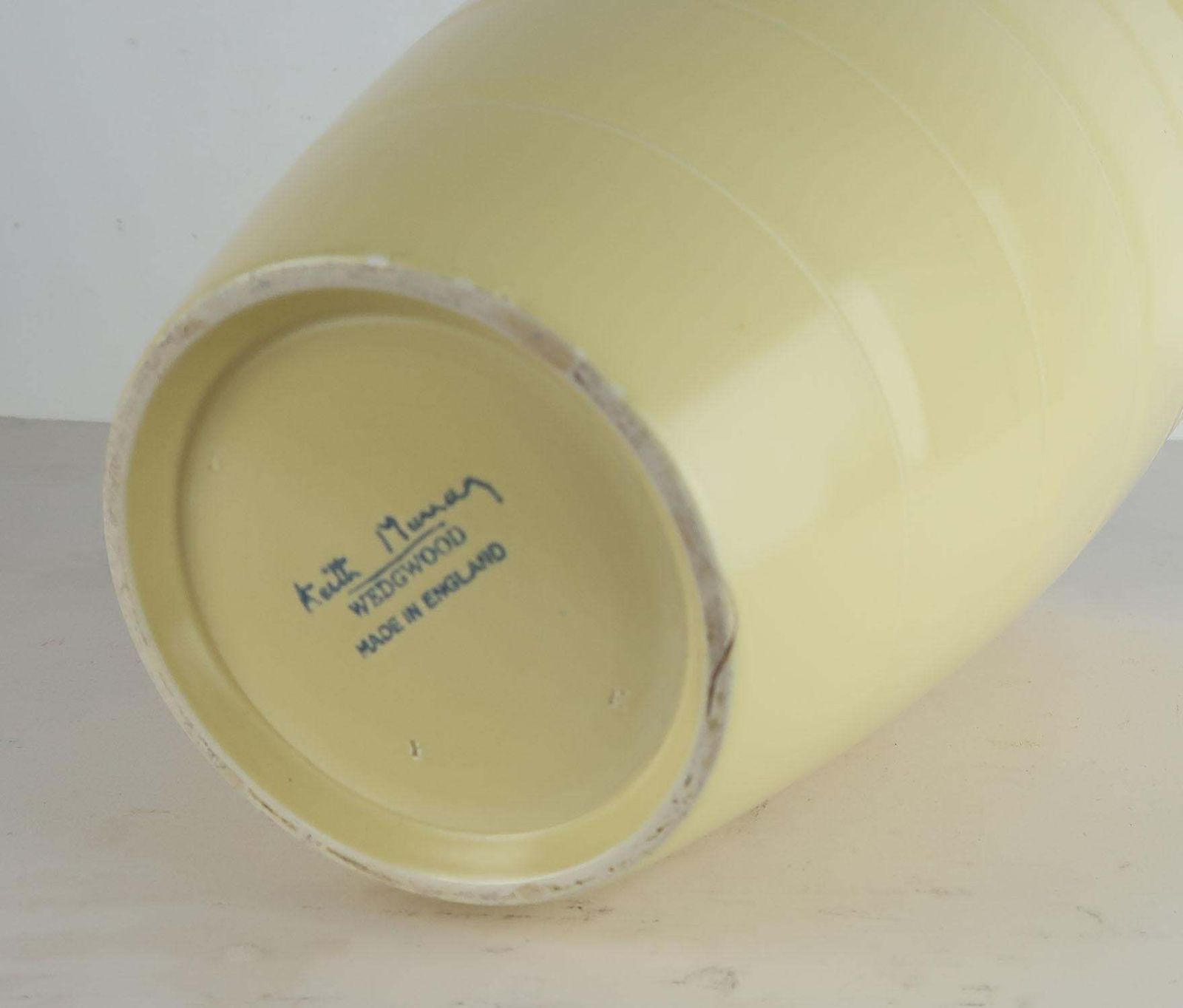 Large Original Art Deco Ceramic Vase By Keith Murray photo Home Decor