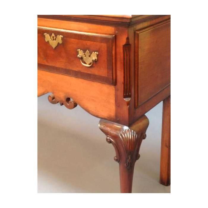 George I Style Cherry Wood Dresser Base photo furniture