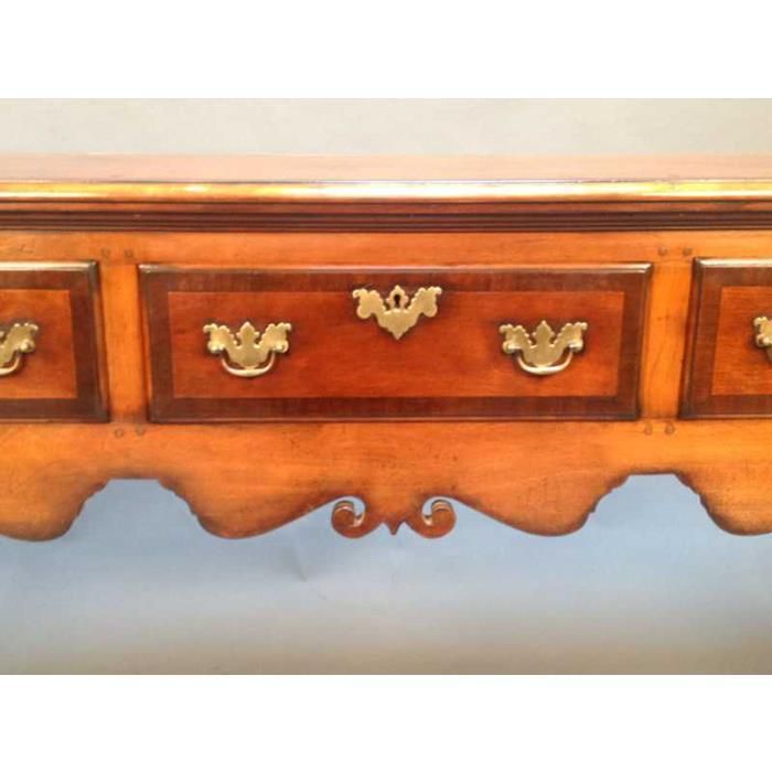 George I Style Cherry Wood Dresser Base photo for sale