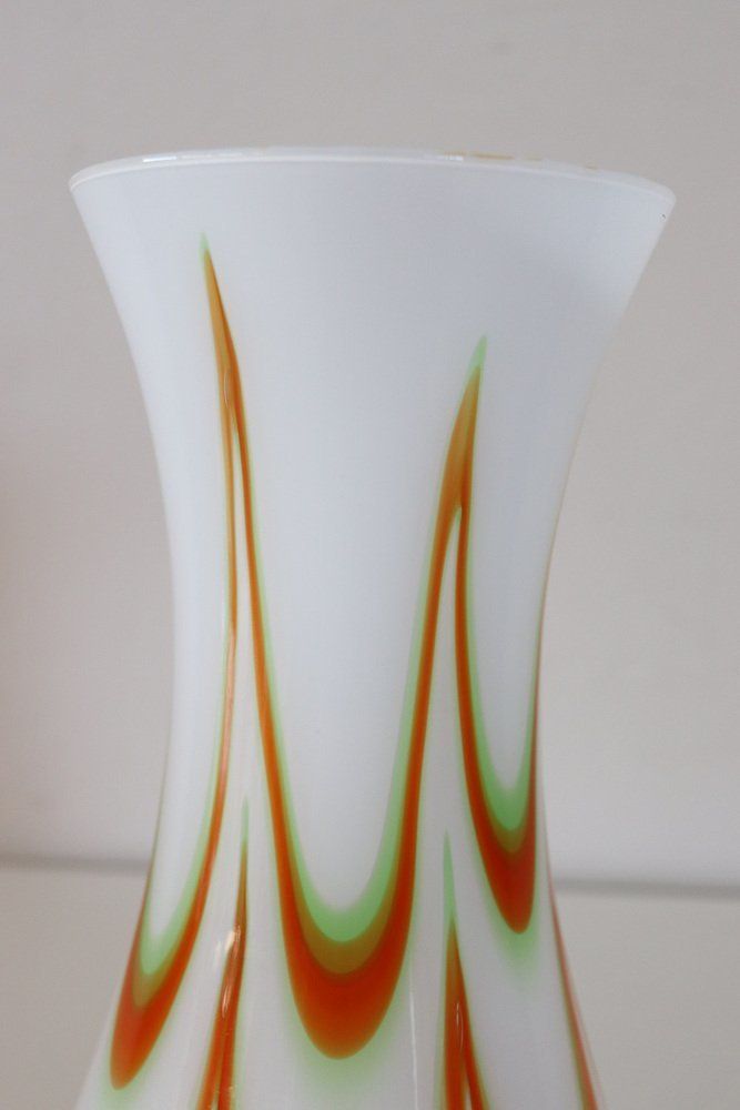 Italian Murano Artistic Glass Vase 1960s photo vintage