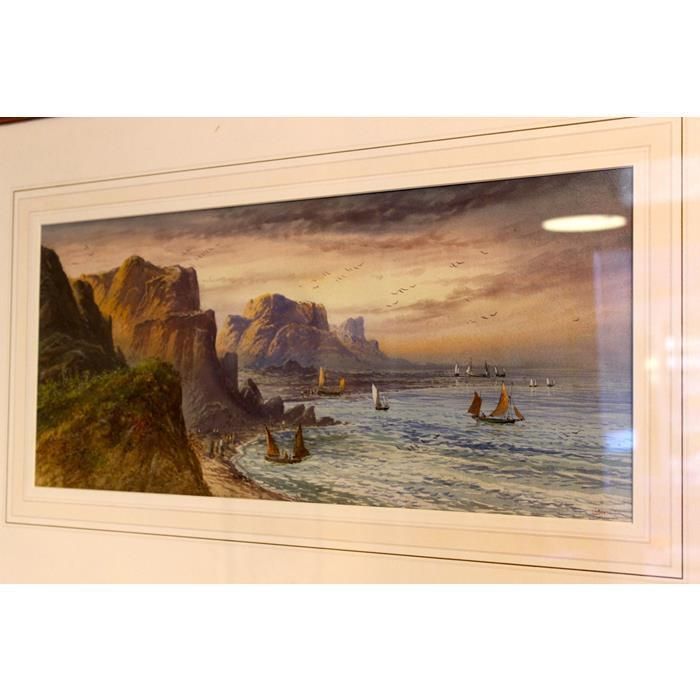 Coastal View By George Leonard Lewis Rba 1826  1913