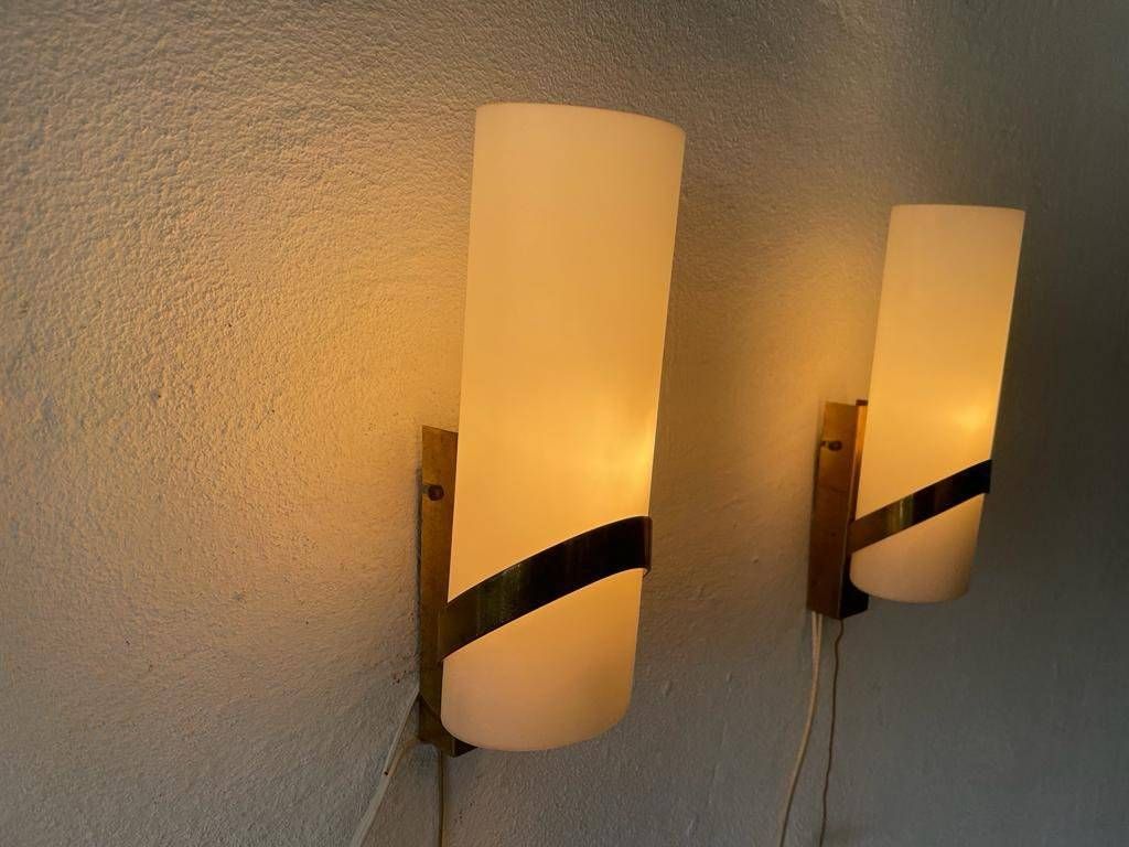 Mid Century Pair Of Sconces By Stilnovo, 1950s, Italy photo for sale