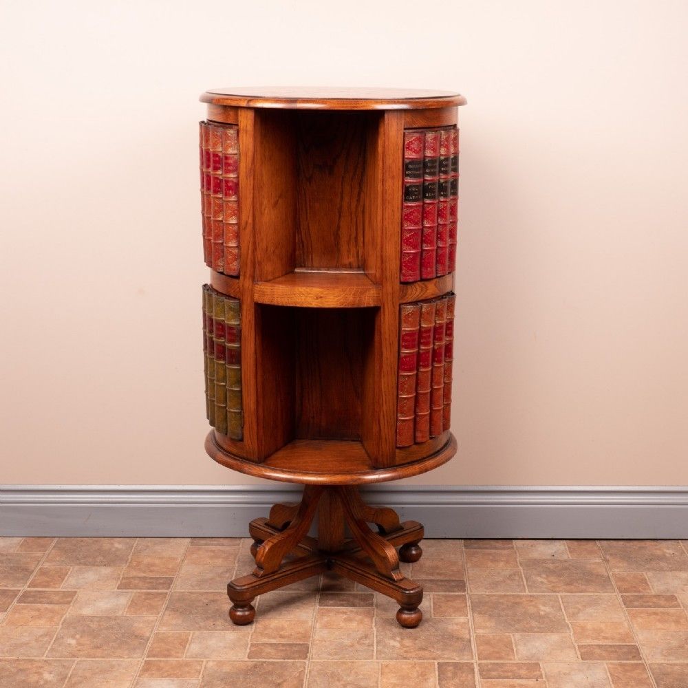 Circular Oak Revolving Bookcase photo buy