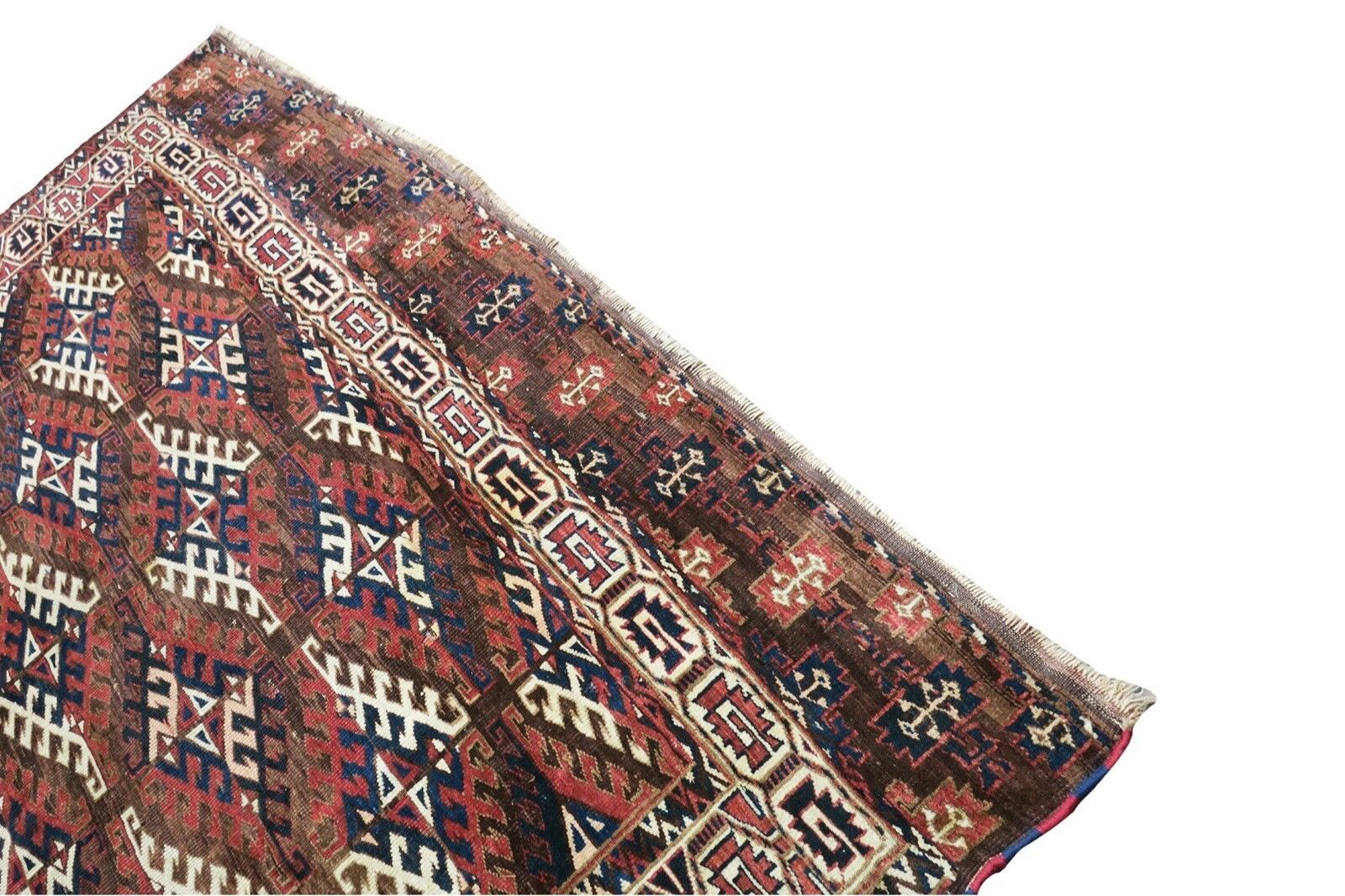 Fine Antique Yomud Tribal Main Carpet 1890 294x202cm photo 1950.0