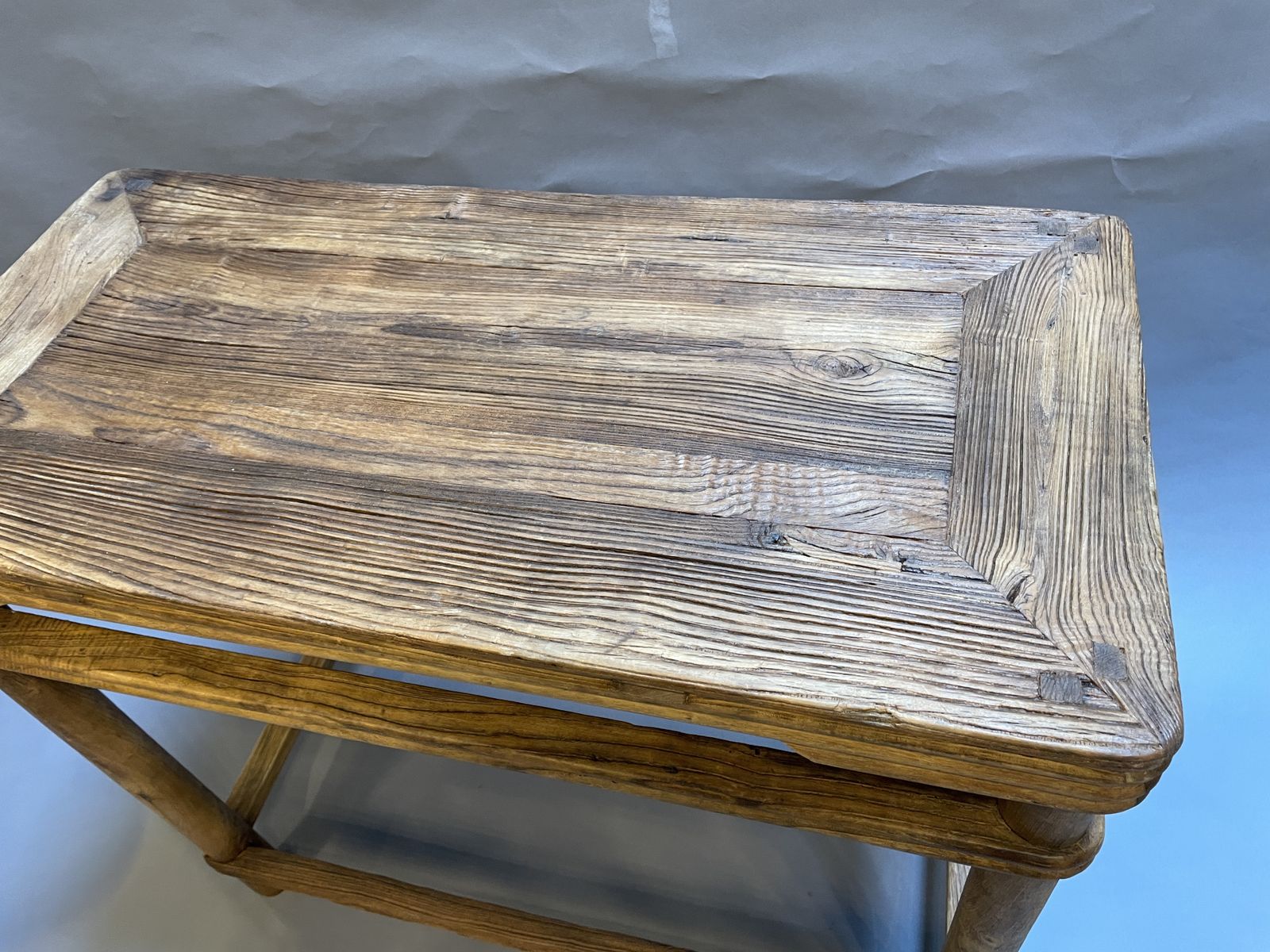 C19th Chinese Elm Side Table photo furniture