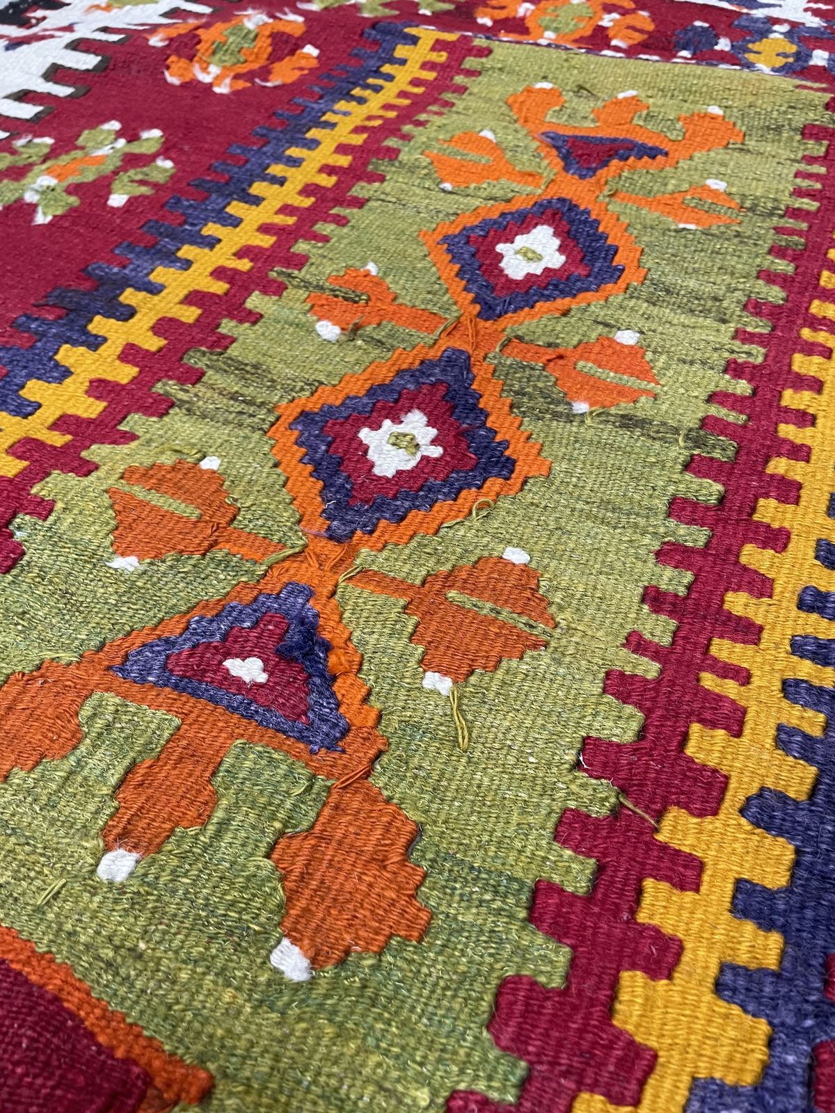 Vintage Anatolian Kilim Prayer Rug  Approximately 92cmx150cm photo 395.0