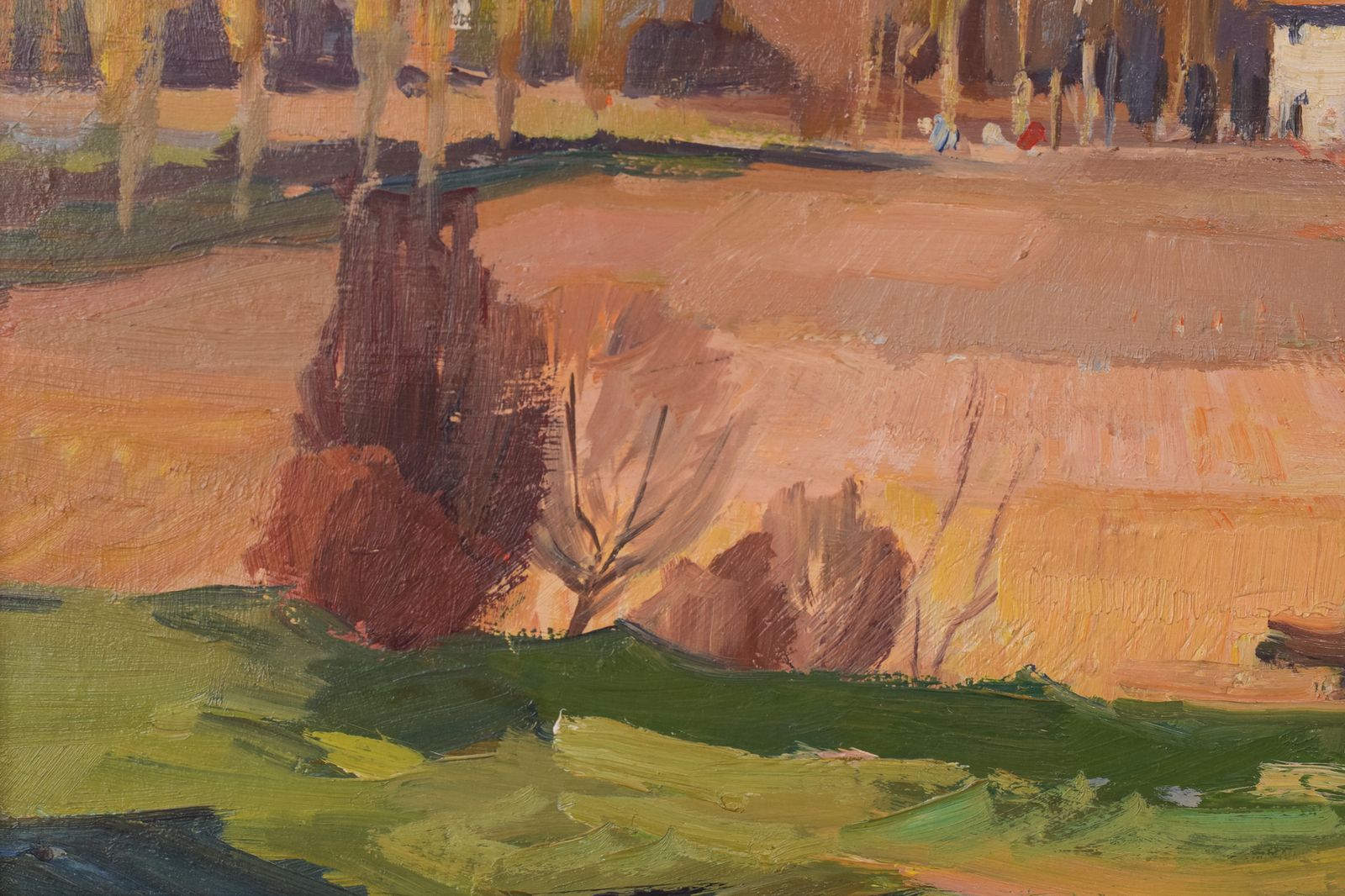 Autumnal Village And Meadow, 1980s photo vinterior