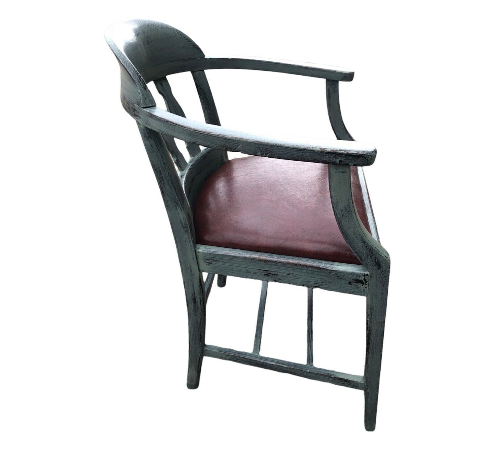photo for sale Handsome Vintage Heavy Oak Desk Chair